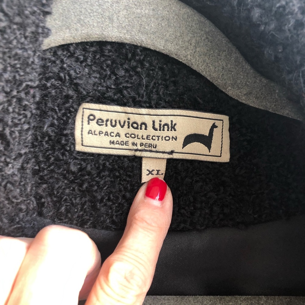 Peruvian Link - Alpaca Collection Jacket Size Xl … - image 2